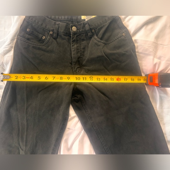 Eddie Bauer charcoal gray Relaxed Fit Capri Cropped Jeans Women’s Size 4 - Picture 9 of 12